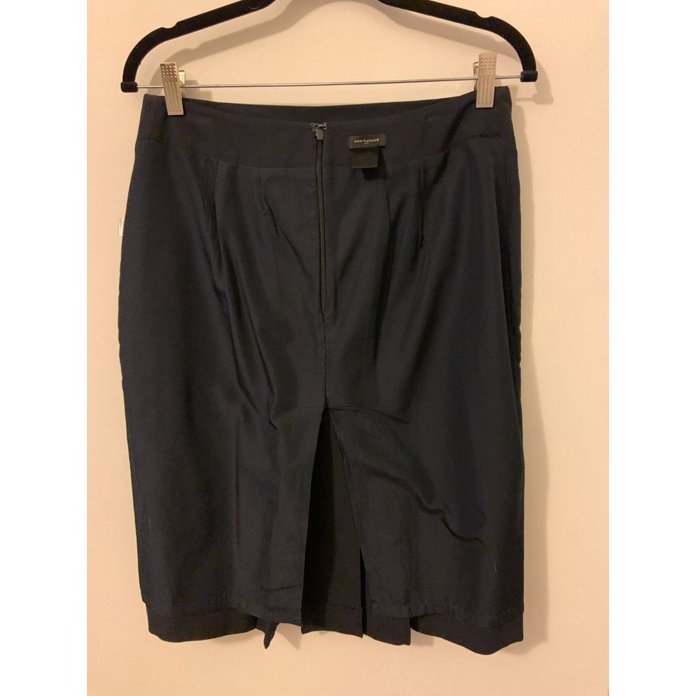 Ann Taylor Blue Pencil Skirt Size 6 - Picture 7 of 9